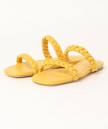 お値下げ　新品　FABI0 RUSCONI イエロー サンダル 37 Fabio Rusconi（ファビオルスコーニ）のファッション通販