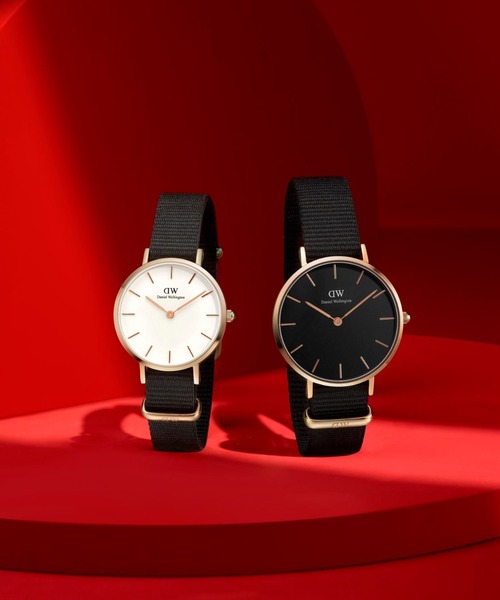 Daniel Wellington(ダニエルウェリントン)の「PETITE CORNWALL 32mm(アナログ腕時計・レディース・ゴールド/シルバー/ホワイト×ゴールド・32mm)」の2枚目の写真