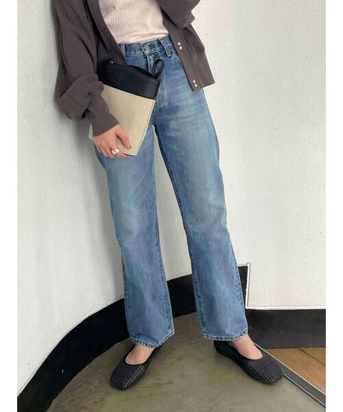 Ungrid(アングリッド)の「ヴィンテージストレートデニム(デニムパンツ・レディース・ブルー・26inch/25inch/24inch)」の14枚目の写真