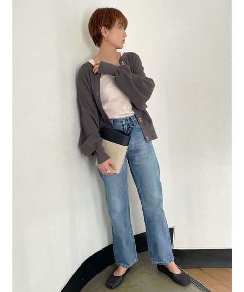 Ungrid(アングリッド)の「ヴィンテージストレートデニム(デニムパンツ・レディース・ブルー・26inch/25inch/24inch)」の15枚目の写真