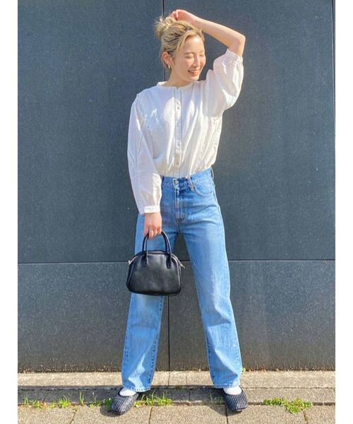 Ungrid(アングリッド)の「ヴィンテージストレートデニム(デニムパンツ・レディース・ブルー・26inch/25inch/24inch)」の21枚目の写真