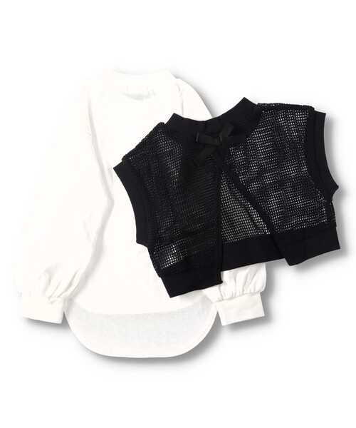 BRANSHES(ブランシェス)の「【セット商品】長袖Tシャツ×ベスト ロンT(Tシャツ/カットソー・キッズ・ブラック/ベージュ・100/110/120/130/140/150)」の15枚目の写真