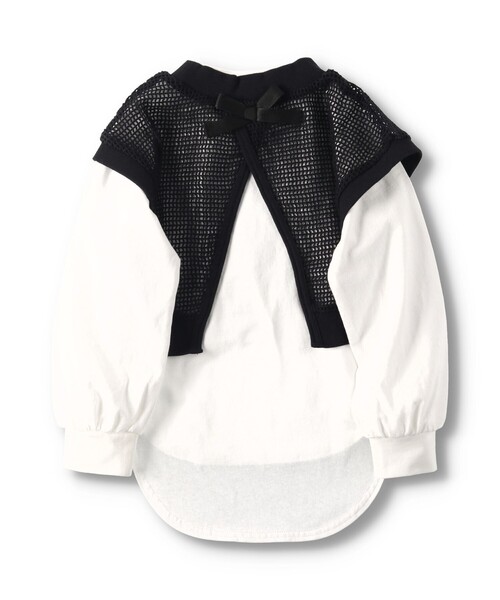 BRANSHES(ブランシェス)の「【セット商品】長袖Tシャツ×ベスト ロンT(Tシャツ/カットソー・キッズ・ブラック/ベージュ・100/110/120/130/140/150)」の16枚目の写真