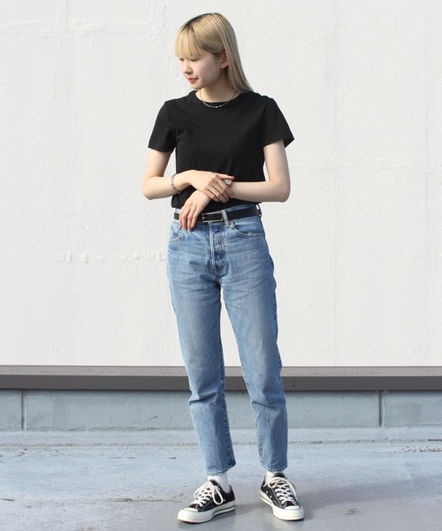 THE SHINZONE(ザ シンゾーン)の「THE SHINZONE/シンゾーン クルーネックTEE CREW NECK TEE(Tシャツ/カットソー・レディース・ホワイト/ブラック/ネイビー/グレー・FREE)」の17枚目の写真