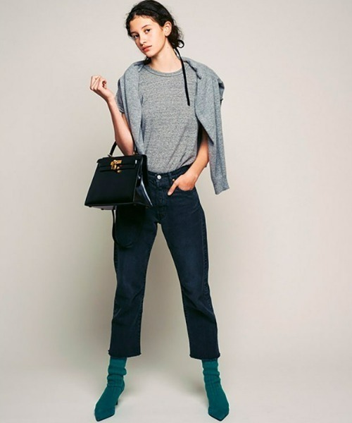 THE SHINZONE(ザ シンゾーン)の「THE SHINZONE/シンゾーン クルーネックTEE CREW NECK TEE(Tシャツ/カットソー・レディース・ホワイト/ブラック/ネイビー/グレー・FREE)」の20枚目の写真