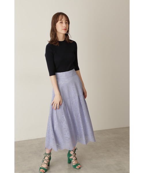 JILL STUART(ジルスチュアート)の「◆ナターシャリブニット(ニット/セーター・レディース・ホワイト/ネイビー/ピンク/グリーン・FREE)」の13枚目の写真