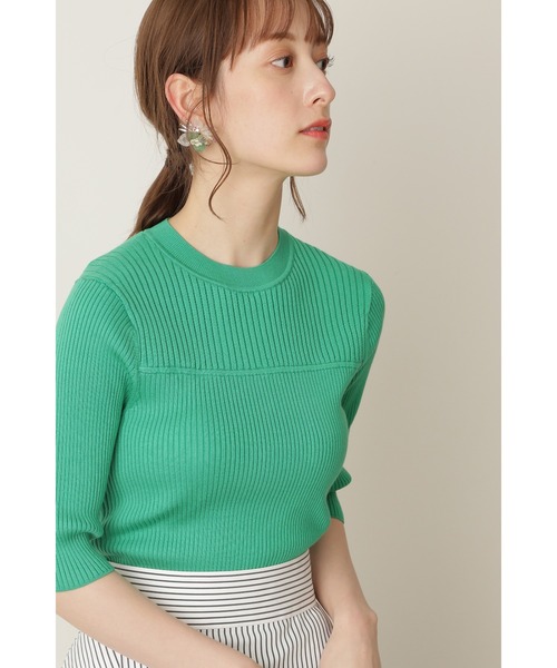 JILL STUART(ジルスチュアート)の「◆ナターシャリブニット(ニット/セーター・レディース・ホワイト/ネイビー/ピンク/グリーン・FREE)」の14枚目の写真