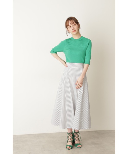 JILL STUART(ジルスチュアート)の「◆ナターシャリブニット(ニット/セーター・レディース・ホワイト/ネイビー/ピンク/グリーン・FREE)」の15枚目の写真
