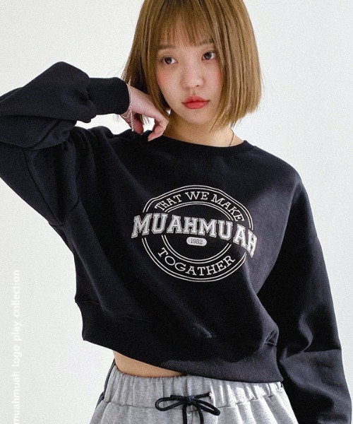 セール A Gem 9 Kom Muah Muah ムーアムーア Muah Circle Logo Crop Mtm クロップド丈 サークルロゴスウェットシャツ スウェット Muahmuah ムーアムーア のファッション通販 Zozotown セール A Gem 9 Kom Muah Muah ムーアムーア Muah Circle Logo Crop Mtm クロップド丈 サークルロゴスウェットシャツ スウェット Muahmuah ムーアムーア のファッション通販 Zozotown