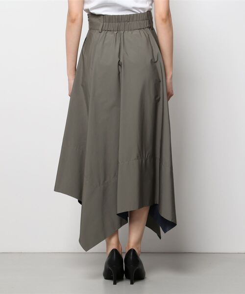 DENHAM(デンハム)の「DENHAM/デンハム/RANDOM ASYMMETRIC SKIRT(スカート・レディース・カーキ・FREE)」の2枚目の写真