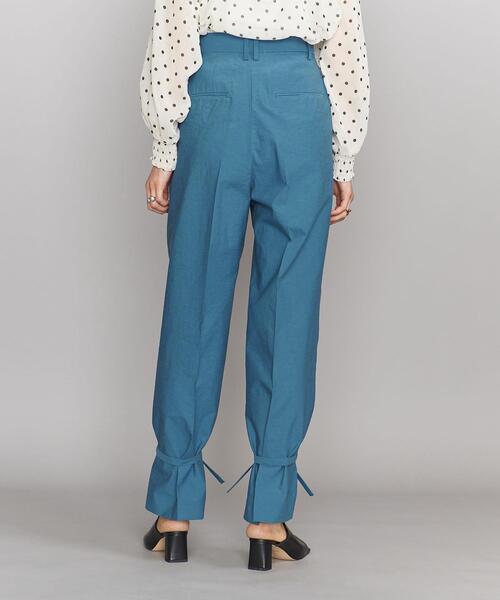 BEAUTY&YOUTH UNITED ARROWS（ビューティーアンドユースユナイテッドアローズ）の「BY タック ストレート＆ドロースト パンツ -ウォッシャブル-◆（その他パンツ・レディース・ダークグレー/ロイヤルブルー・M/S）」の11枚目の写真