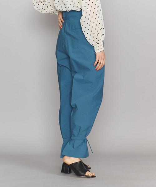 BEAUTY&YOUTH UNITED ARROWS（ビューティーアンドユースユナイテッドアローズ）の「BY タック ストレート＆ドロースト パンツ -ウォッシャブル-◆（その他パンツ・レディース・ダークグレー/ロイヤルブルー・M/S）」の14枚目の写真