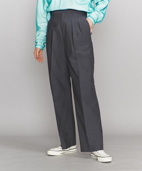 BEAUTY&YOUTH UNITED ARROWS（ビューティーアンドユースユナイテッドアローズ）の「BY タック ストレート＆ドロースト パンツ -ウォッシャブル-◆（その他パンツ・レディース・ダークグレー/ロイヤルブルー・M/S）」の8枚目の写真