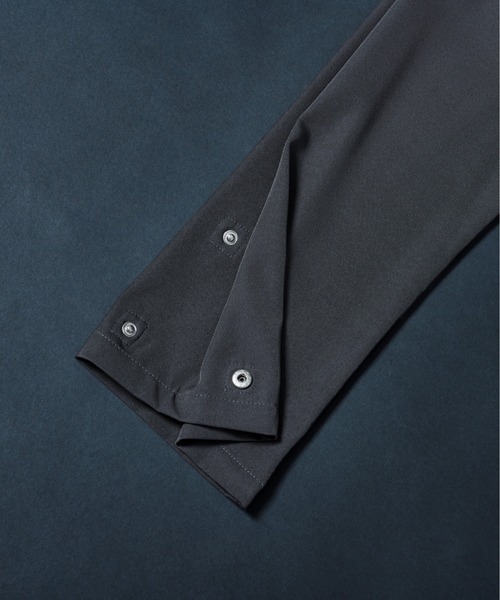 Ellno Loset(エルノロゼット)の「フラシデザインブルゾン(ブルゾン・メンズ・チャコールグレー/ブラック・MEDIUM/LARGE)」の6枚目の写真