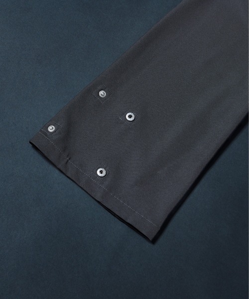 Ellno Loset(エルノロゼット)の「フラシデザインブルゾン(ブルゾン・メンズ・チャコールグレー/ブラック・MEDIUM/LARGE)」の7枚目の写真