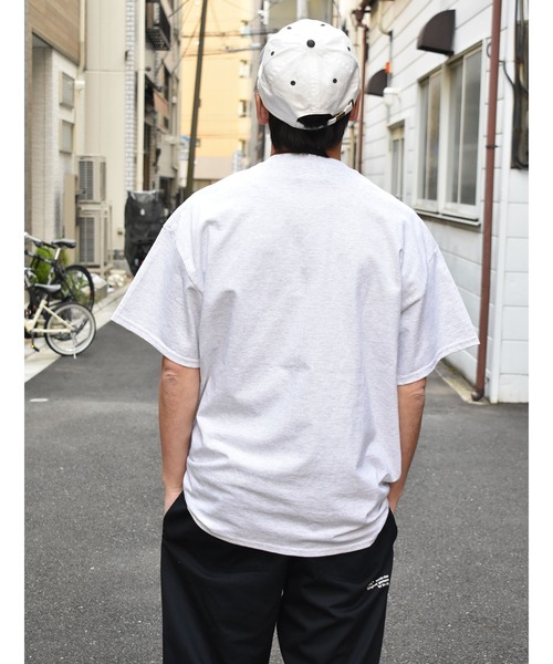 DOUBLE STEAL(ダブルスティール)の「Mini Doubz 半袖Tシャツ(Tシャツ/カットソー・メンズ・ホワイト/ブラック/カーキ/ライトグリーン/アッシュ・MEDIUM/LARGE/X-LARGE)」の14枚目の写真