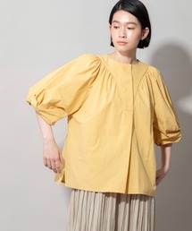 Munich | オーガニックコットンパフスリーブブラウス(シャツ/ブラウス)