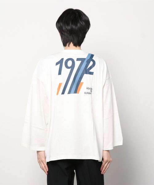 THE CASUAL（カジュアル）の「プリントデザイン BIG Tシャツ（Tシャツ/カットソー・メンズ・ホワイト/ミント/グレー系/ラベンダー/ベージュ/ホワイト系/グリーン/ネイビー系/ブルー/ブラック系/ブラック/グリーン系/ホワイト系1/杢グレー/チャコール/ネイビー/ベージュ系/モカ・XL/M/L）」の21枚目の写真