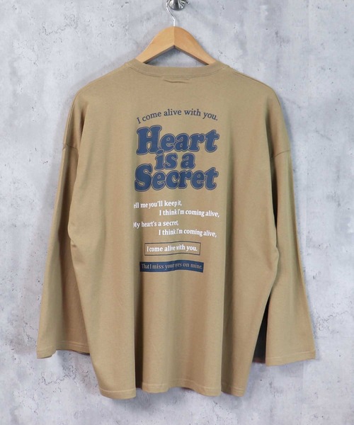 THE CASUAL（カジュアル）の「プリントデザイン BIG Tシャツ（Tシャツ/カットソー・メンズ・ホワイト/ミント/グレー系/ラベンダー/ベージュ/ホワイト系/グリーン/ネイビー系/ブルー/ブラック系/ブラック/グリーン系/ホワイト系1/杢グレー/チャコール/ネイビー/ベージュ系/モカ・XL/M/L）」の10枚目の写真