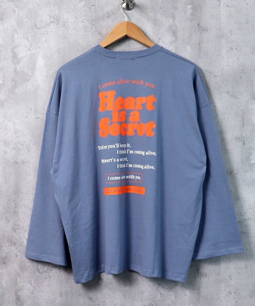 THE CASUAL（カジュアル）の「プリントデザイン BIG Tシャツ（Tシャツ/カットソー・メンズ・ホワイト/ミント/グレー系/ラベンダー/ベージュ/ホワイト系/グリーン/ネイビー系/ブルー/ブラック系/ブラック/グリーン系/ホワイト系1/杢グレー/チャコール/ネイビー/ベージュ系/モカ・XL/M/L）」の16枚目の写真