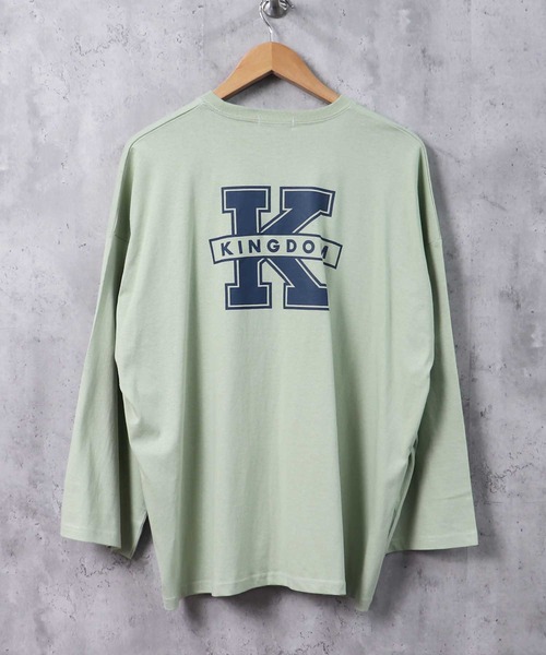 THE CASUAL（カジュアル）の「プリントデザイン BIG Tシャツ（Tシャツ/カットソー・メンズ・ホワイト/ミント/グレー系/ラベンダー/ベージュ/ホワイト系/グリーン/ネイビー系/ブルー/ブラック系/ブラック/グリーン系/ホワイト系1/杢グレー/チャコール/ネイビー/ベージュ系/モカ・XL/M/L）」の13枚目の写真