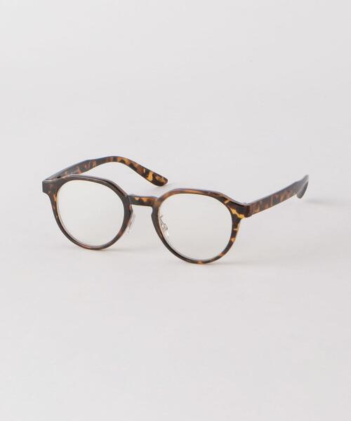 green label relaxing（グリーンレーベルリラクシング）の「GLR ウェリントン メガネ（メガネ・メンズ・ダークブラウン/ブラック・FREE）」の4枚目の写真