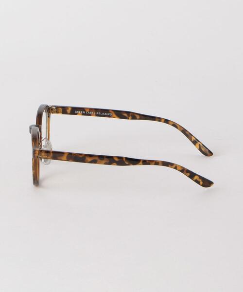 green label relaxing（グリーンレーベルリラクシング）の「GLR ウェリントン メガネ（メガネ・メンズ・ダークブラウン/ブラック・FREE）」の5枚目の写真