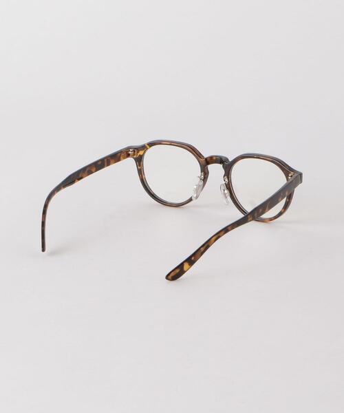 green label relaxing（グリーンレーベルリラクシング）の「GLR ウェリントン メガネ（メガネ・メンズ・ダークブラウン/ブラック・FREE）」の6枚目の写真