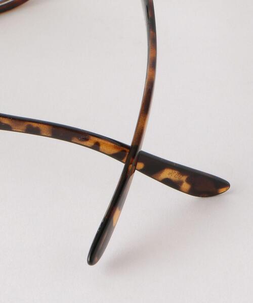 green label relaxing（グリーンレーベルリラクシング）の「GLR ウェリントン メガネ（メガネ・メンズ・ダークブラウン/ブラック・FREE）」の9枚目の写真