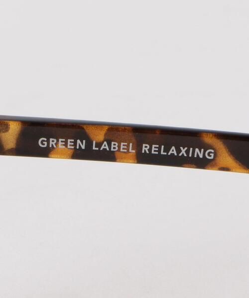 green label relaxing（グリーンレーベルリラクシング）の「GLR ウェリントン メガネ（メガネ・メンズ・ダークブラウン/ブラック・FREE）」の10枚目の写真