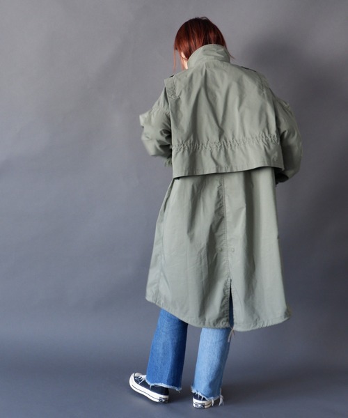 F/CE. (エフシーイー)の「F/CE. / エフシーイー LAYERED M-65 FIELD COAT レイヤード M-65 フィールドコート(モッズコート・レディース・オリーブ・SMALL)」の3枚目の写真