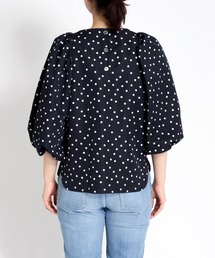 TSURU by MARIKO OIKAWA ドットブラウス 64803785b_b_10_215.jpg