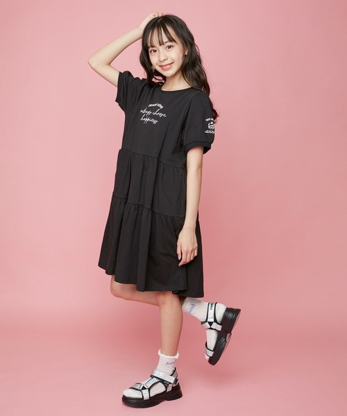 JENNI love（ジェニィラブ）の「オーロラテープスポサン（サンダル・キッズ・ブラック/ラベンダー・22cm/23cm/24cm/21cm）」の7枚目の写真