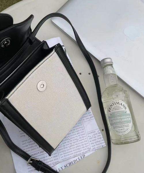 sakishimatokyo（サキシマトーキョー）の「キャンバスポシェット（ショルダーバッグ・レディース・ブラック/グリーン/ブラウン・FREE）」の6枚目の写真