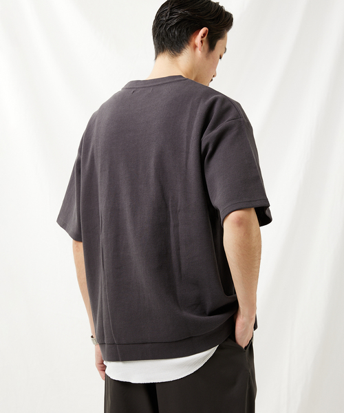 JOURNAL STANDARD(ジャーナルスタンダード)の「【カットソー+タンクトップの2点セット】Wフェイスワッフルレイヤード カットソー(Tシャツ/カットソー・メンズ・ベージュ/ライトグリーン/クリアブルー/ブラック系その他・SMALL/MEDIUM/LARGE)」の10枚目の写真