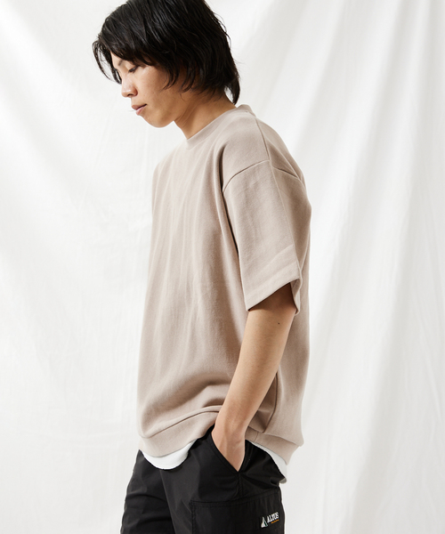 JOURNAL STANDARD(ジャーナルスタンダード)の「【カットソー+タンクトップの2点セット】Wフェイスワッフルレイヤード カットソー(Tシャツ/カットソー・メンズ・ベージュ/ライトグリーン/クリアブルー/ブラック系その他・SMALL/MEDIUM/LARGE)」の14枚目の写真