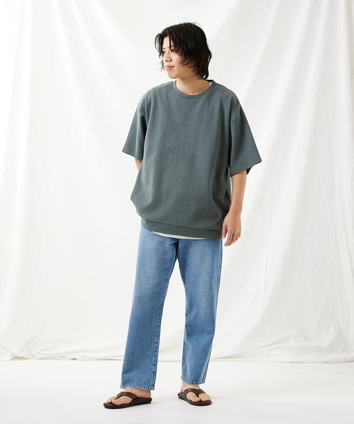 JOURNAL STANDARD(ジャーナルスタンダード)の「【カットソー+タンクトップの2点セット】Wフェイスワッフルレイヤード カットソー(Tシャツ/カットソー・メンズ・ベージュ/ライトグリーン/クリアブルー/ブラック系その他・SMALL/MEDIUM/LARGE)」の16枚目の写真