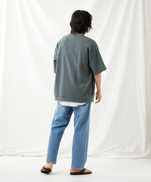 JOURNAL STANDARD(ジャーナルスタンダード)の「【カットソー+タンクトップの2点セット】Wフェイスワッフルレイヤード カットソー(Tシャツ/カットソー・メンズ・ベージュ/ライトグリーン/クリアブルー/ブラック系その他・SMALL/MEDIUM/LARGE)」の18枚目の写真