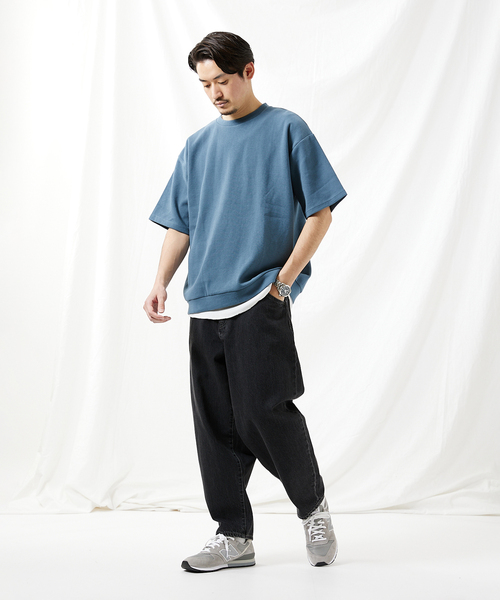JOURNAL STANDARD(ジャーナルスタンダード)の「【カットソー+タンクトップの2点セット】Wフェイスワッフルレイヤード カットソー(Tシャツ/カットソー・メンズ・ベージュ/ライトグリーン/クリアブルー/ブラック系その他・SMALL/MEDIUM/LARGE)」の21枚目の写真