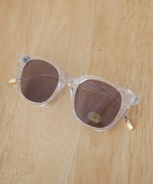 Cheek（チーク）の「カラーフレームサングラス（サングラス・レディース・ブラウン/クリア・FREE）」の13枚目の写真