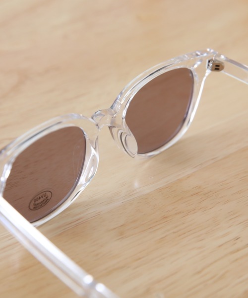 Cheek（チーク）の「カラーフレームサングラス（サングラス・レディース・ブラウン/クリア・FREE）」の6枚目の写真