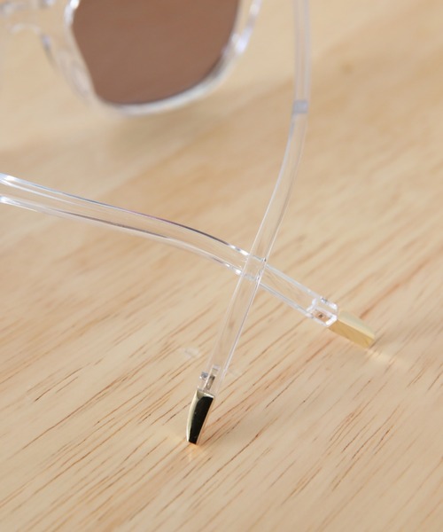 Cheek（チーク）の「カラーフレームサングラス（サングラス・レディース・ブラウン/クリア・FREE）」の5枚目の写真