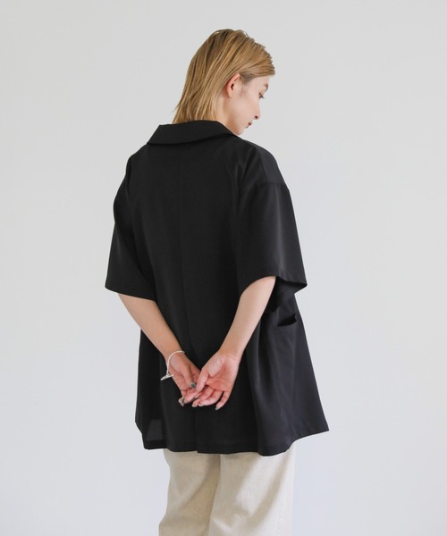 select MOCA（セレクトモカ）の「ハーフスリーブテーラードジャケット（テーラードジャケット・レディース・ブラック/カーキ/アイボリー・FREE）」の17枚目の写真