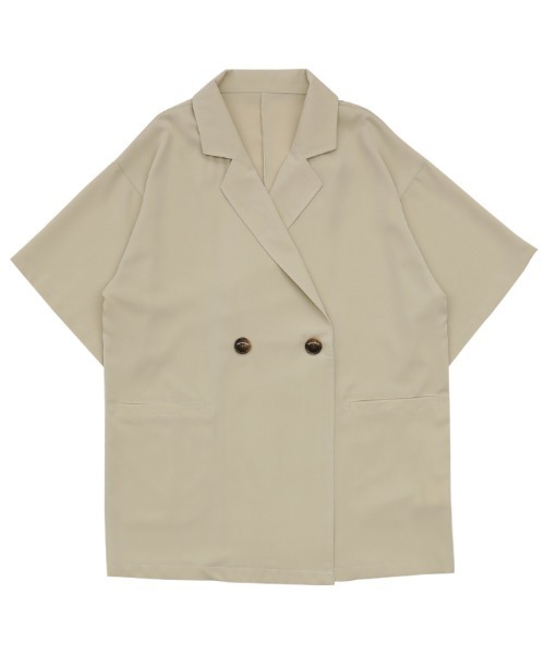 select MOCA（セレクトモカ）の「ハーフスリーブテーラードジャケット（テーラードジャケット・レディース・ブラック/カーキ/アイボリー・FREE）」の21枚目の写真