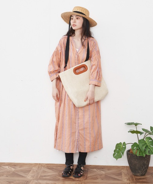 Libra Cue（リブラ キュー）の「２wayスクエアビックトート（トートバッグ・レディース・ブラック/ベージュ・FREE）」の19枚目の写真