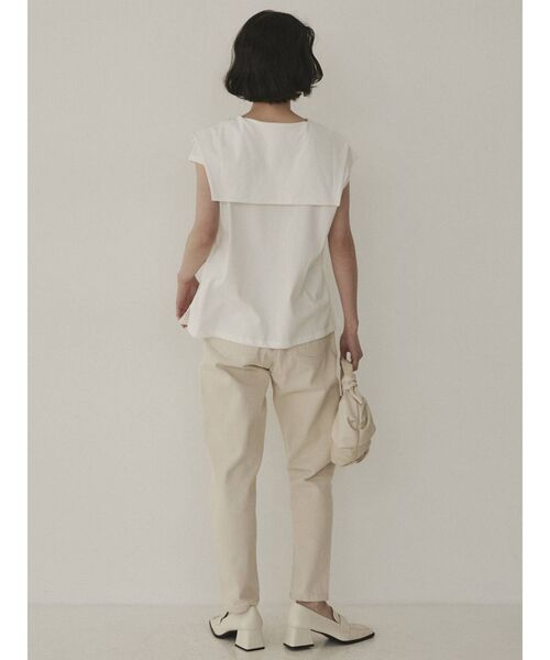 COTORICA(コトリカ)の「ビックカラープリントTシャツ(Tシャツ/カットソー・レディース・ブラック/ベージュ/オフホワイト・FREE)」の7枚目の写真