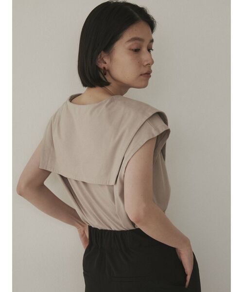 COTORICA(コトリカ)の「ビックカラープリントTシャツ(Tシャツ/カットソー・レディース・ブラック/ベージュ/オフホワイト・FREE)」の11枚目の写真