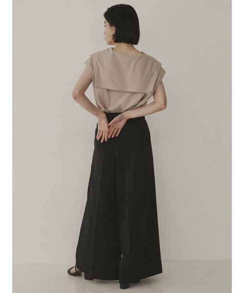 COTORICA(コトリカ)の「ビックカラープリントTシャツ(Tシャツ/カットソー・レディース・ブラック/ベージュ/オフホワイト・FREE)」の20枚目の写真