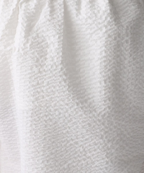 A part by（アパートバイ）の「【e/rm】セットアップ着用可能_サッカーショートパンツ　298485（ルームウェア/パジャマ・レディース・ブラック/オフホワイト/ライトグリーン・FREE）」の10枚目の写真