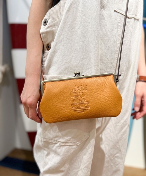 SNOOPY×OLD BETTY'S（スヌーピーカケルオールドベティーズ）の「【日本製】スヌーピー【SNOPPY】Leather Wallet Pouch（財布・レディース・オレンジ/オレンジ系その他2/イエロー系その他3/オレンジ系その他3/キャメル/イエロー系その他2・FREE）」の7枚目の写真